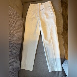 Zara Women's Ivory Trousers